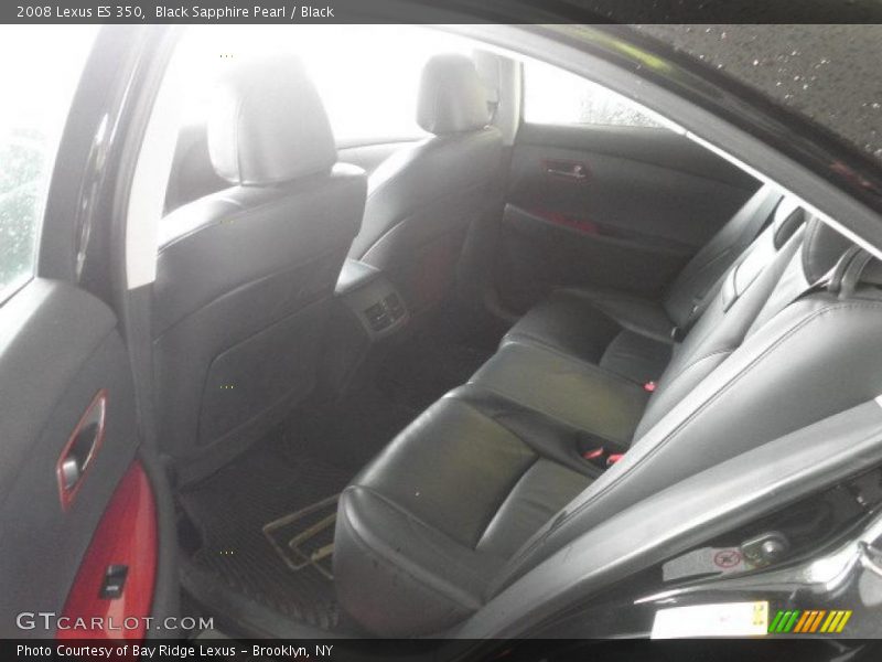 Black Sapphire Pearl / Black 2008 Lexus ES 350