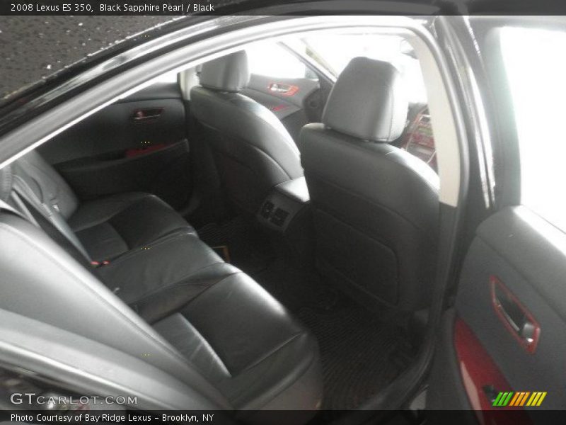 Black Sapphire Pearl / Black 2008 Lexus ES 350