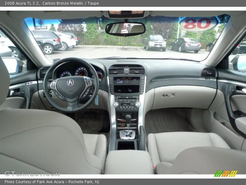 Carbon Bronze Metallic / Taupe 2008 Acura TL 3.2