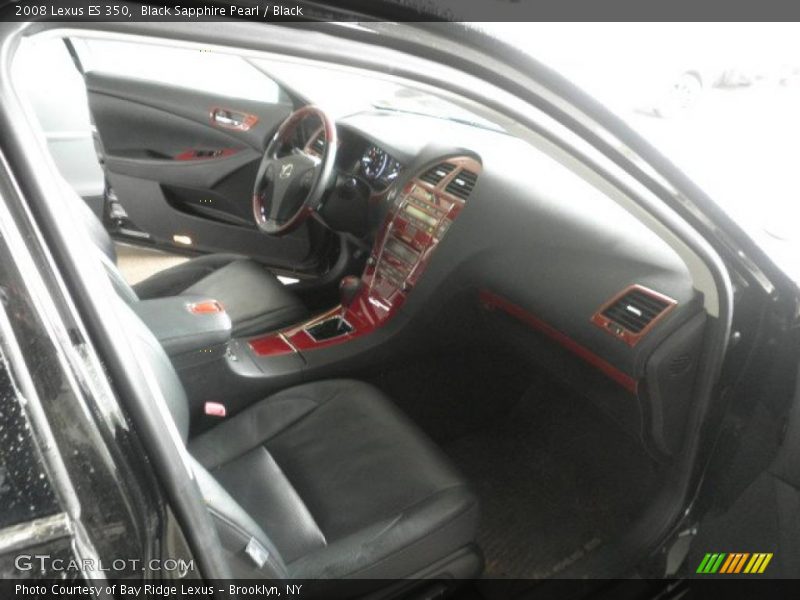 Black Sapphire Pearl / Black 2008 Lexus ES 350