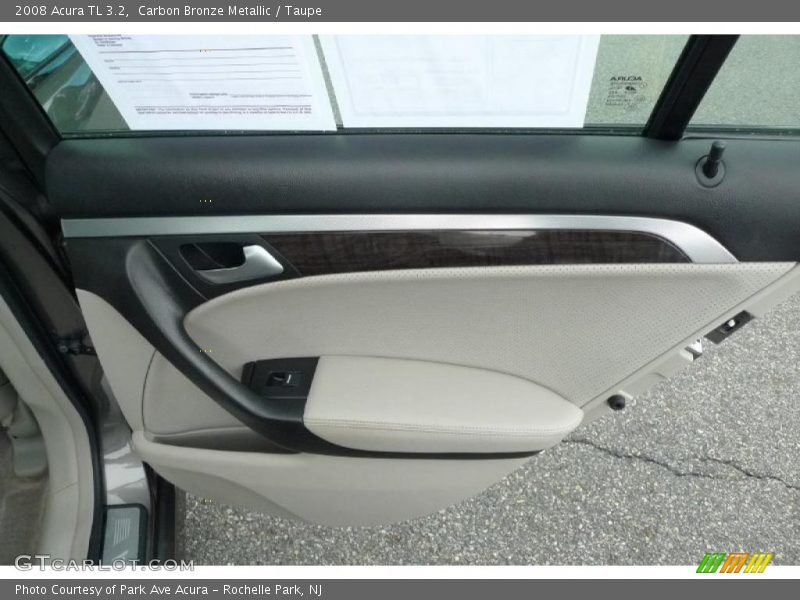 Carbon Bronze Metallic / Taupe 2008 Acura TL 3.2
