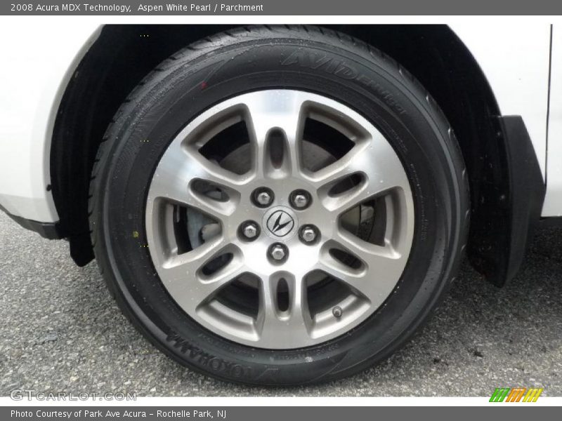 Aspen White Pearl / Parchment 2008 Acura MDX Technology