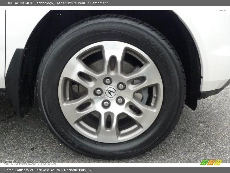 Aspen White Pearl / Parchment 2008 Acura MDX Technology