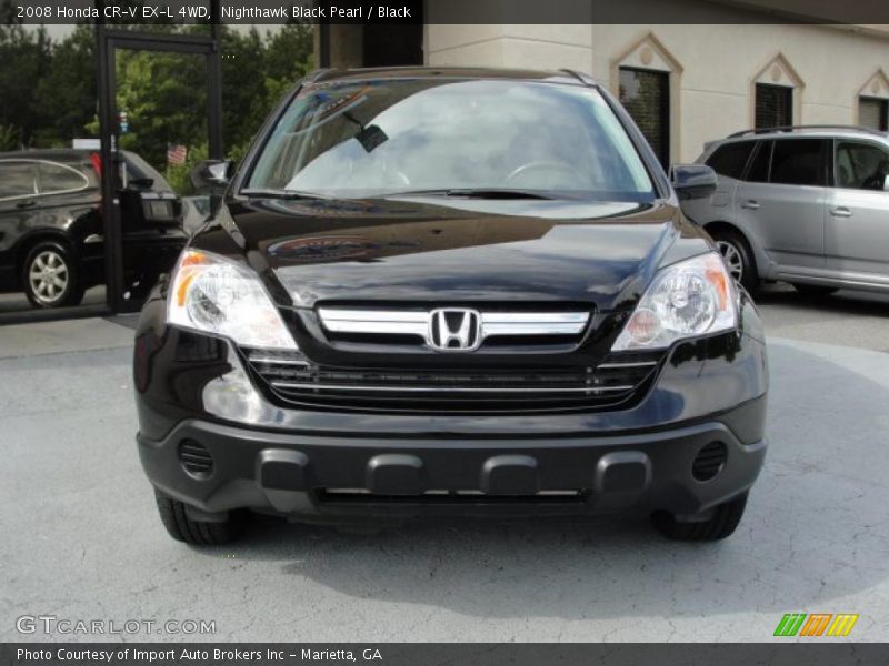 Nighthawk Black Pearl / Black 2008 Honda CR-V EX-L 4WD