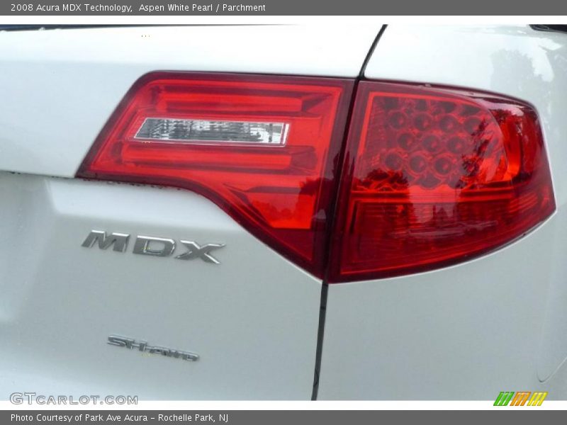 Aspen White Pearl / Parchment 2008 Acura MDX Technology