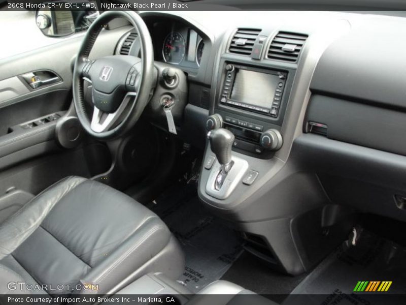 Nighthawk Black Pearl / Black 2008 Honda CR-V EX-L 4WD