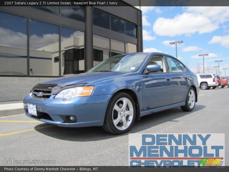 Newport Blue Pearl / Ivory 2007 Subaru Legacy 2.5i Limited Sedan