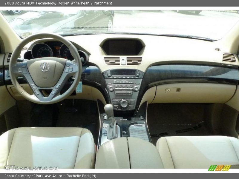 Aspen White Pearl / Parchment 2008 Acura MDX Technology