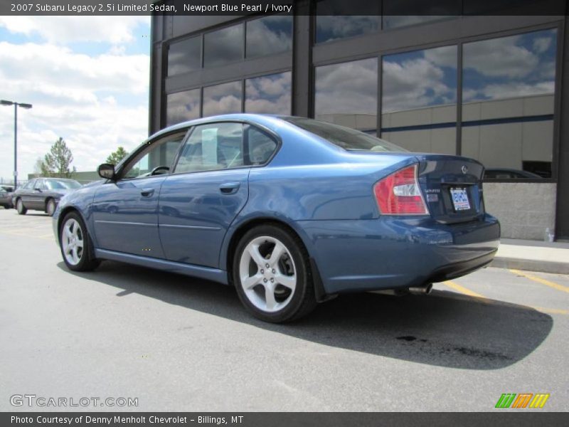 Newport Blue Pearl / Ivory 2007 Subaru Legacy 2.5i Limited Sedan