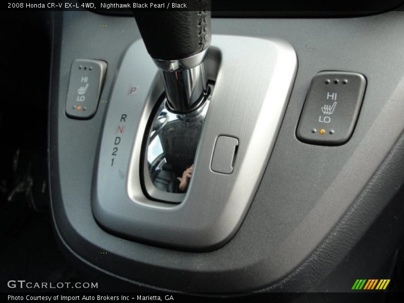 Nighthawk Black Pearl / Black 2008 Honda CR-V EX-L 4WD