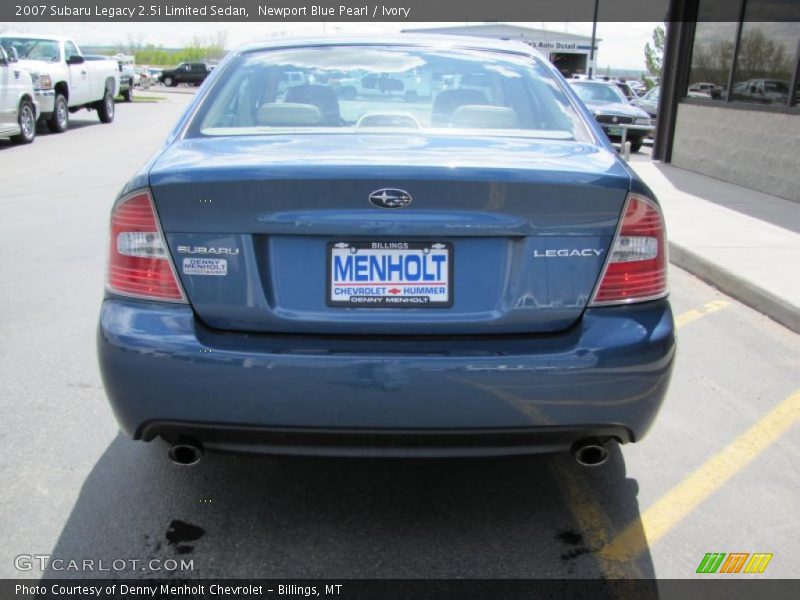 Newport Blue Pearl / Ivory 2007 Subaru Legacy 2.5i Limited Sedan