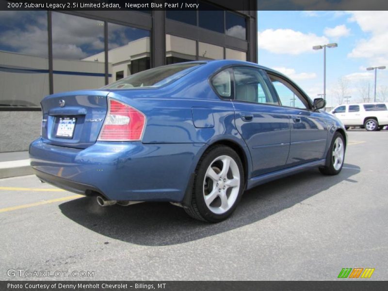 Newport Blue Pearl / Ivory 2007 Subaru Legacy 2.5i Limited Sedan