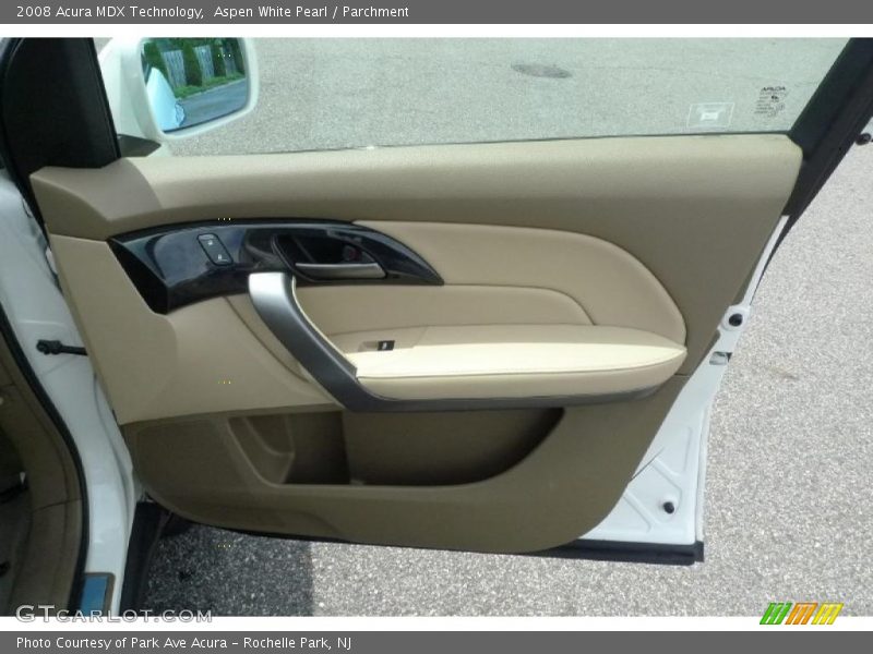 Aspen White Pearl / Parchment 2008 Acura MDX Technology