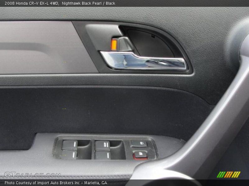 Nighthawk Black Pearl / Black 2008 Honda CR-V EX-L 4WD