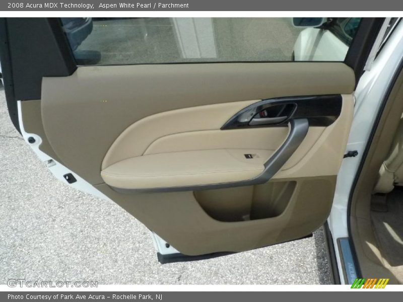 Aspen White Pearl / Parchment 2008 Acura MDX Technology