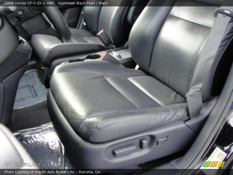 Nighthawk Black Pearl / Black 2008 Honda CR-V EX-L 4WD