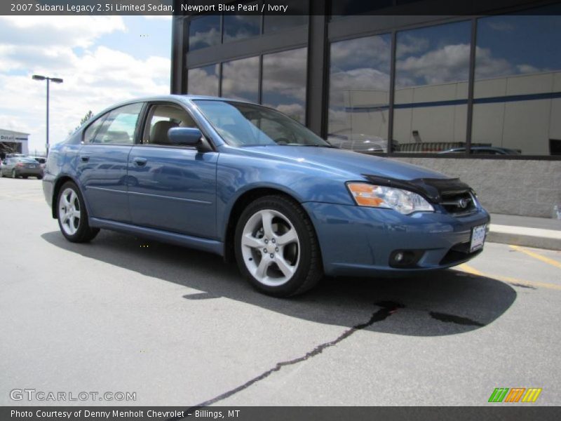 Newport Blue Pearl / Ivory 2007 Subaru Legacy 2.5i Limited Sedan