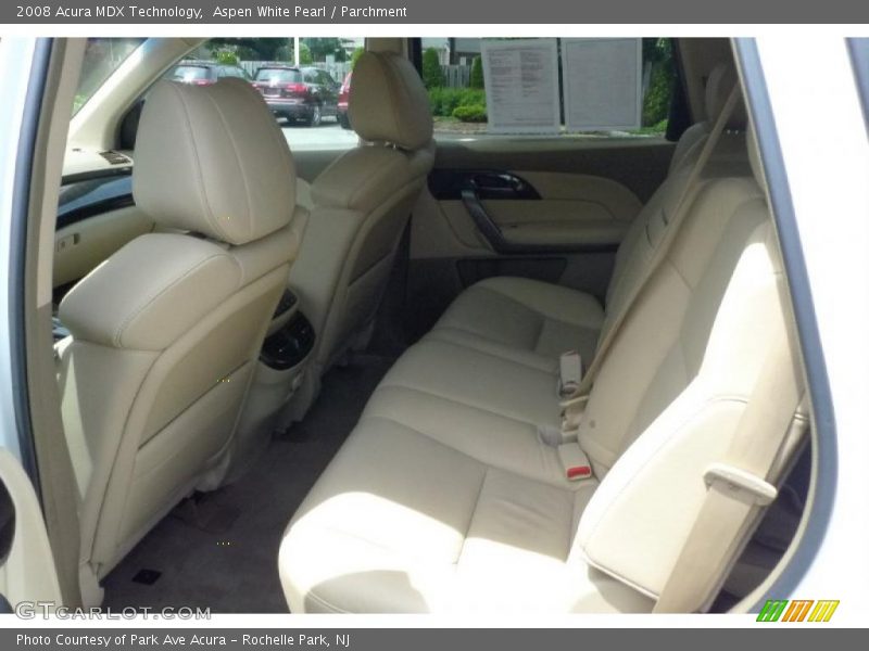 Aspen White Pearl / Parchment 2008 Acura MDX Technology