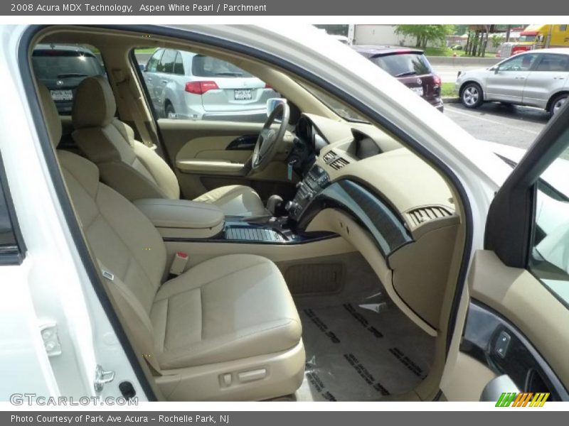 Aspen White Pearl / Parchment 2008 Acura MDX Technology