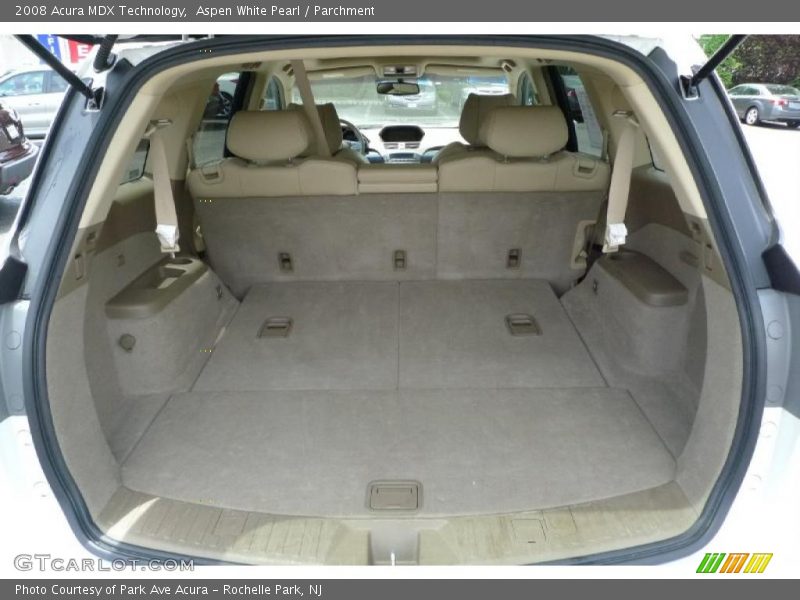 Aspen White Pearl / Parchment 2008 Acura MDX Technology