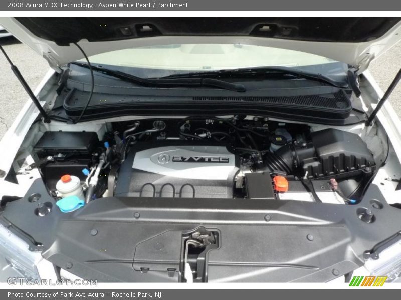 Aspen White Pearl / Parchment 2008 Acura MDX Technology