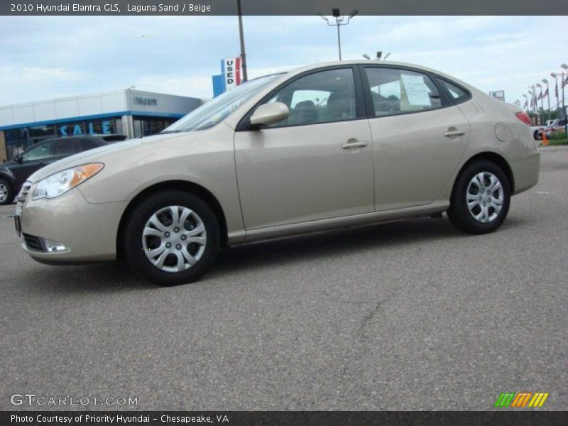 Laguna Sand / Beige 2010 Hyundai Elantra GLS