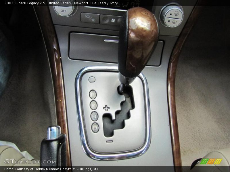  2007 Legacy 2.5i Limited Sedan 4 Speed Sportshift Automatic Shifter