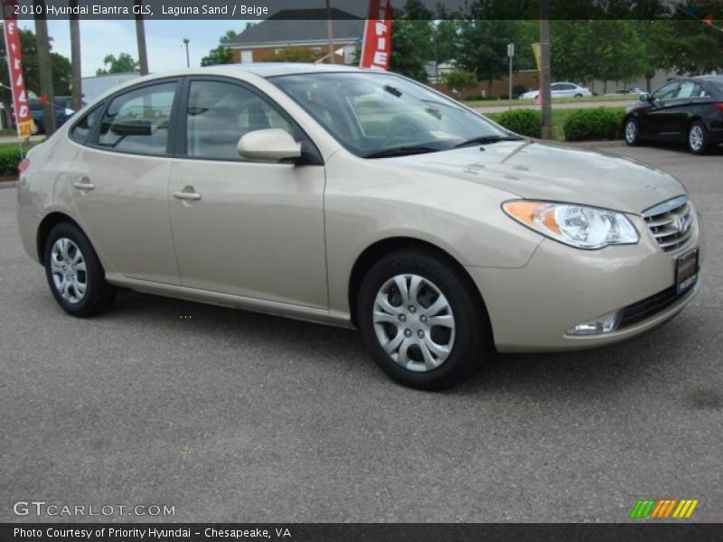 Laguna Sand / Beige 2010 Hyundai Elantra GLS