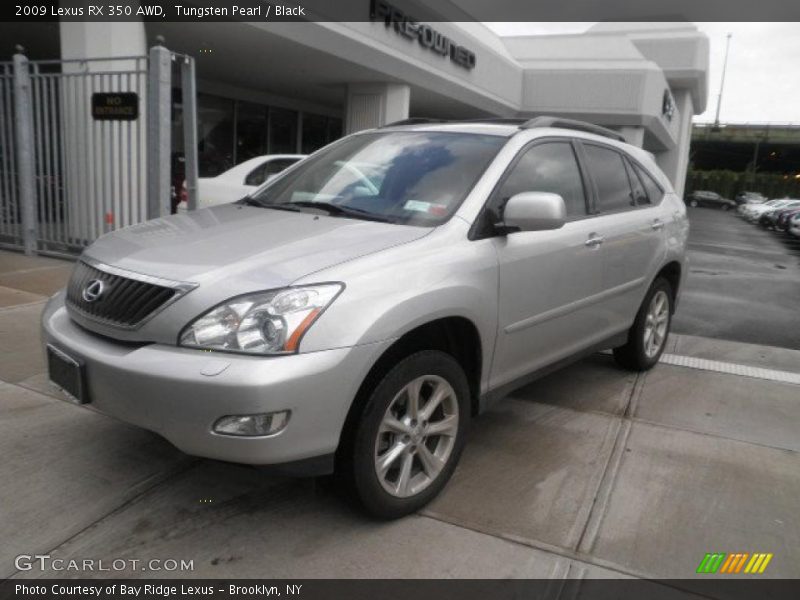 Tungsten Pearl / Black 2009 Lexus RX 350 AWD