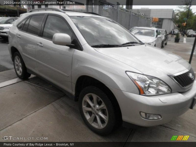 Tungsten Pearl / Black 2009 Lexus RX 350 AWD