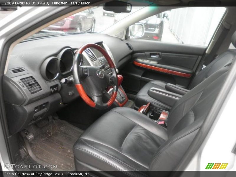 Tungsten Pearl / Black 2009 Lexus RX 350 AWD