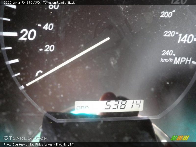 Tungsten Pearl / Black 2009 Lexus RX 350 AWD