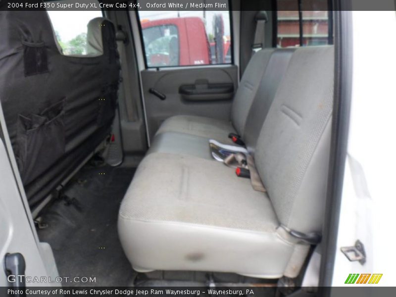 Oxford White / Medium Flint 2004 Ford F350 Super Duty XL Crew Cab 4x4
