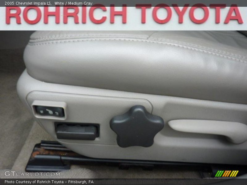 White / Medium Gray 2005 Chevrolet Impala LS