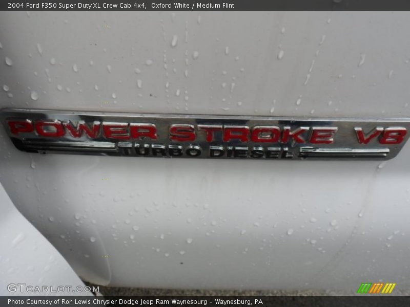 Oxford White / Medium Flint 2004 Ford F350 Super Duty XL Crew Cab 4x4
