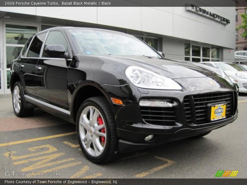 Basalt Black Metallic / Black 2009 Porsche Cayenne Turbo