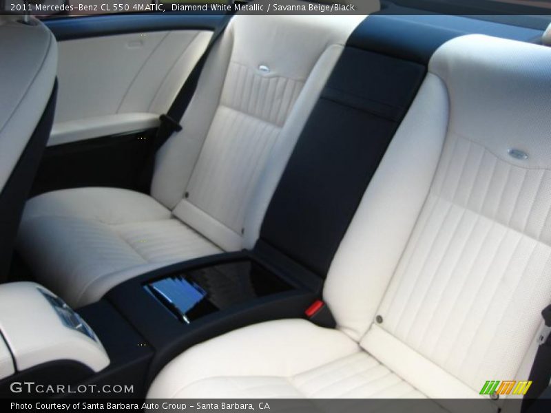Diamond White Metallic / Savanna Beige/Black 2011 Mercedes-Benz CL 550 4MATIC