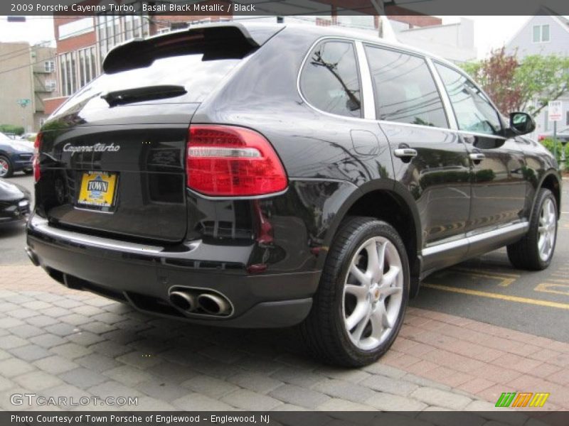 Basalt Black Metallic / Black 2009 Porsche Cayenne Turbo