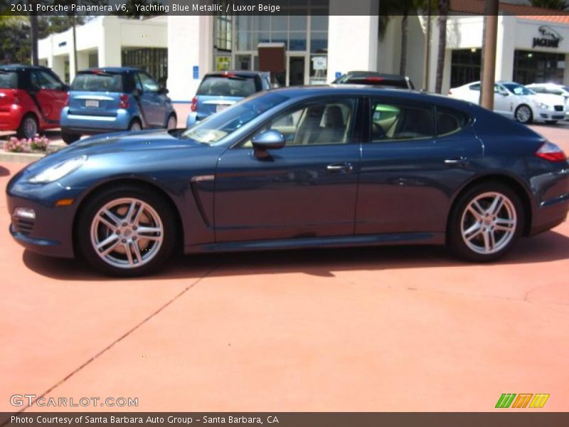 Yachting Blue Metallic / Luxor Beige 2011 Porsche Panamera V6