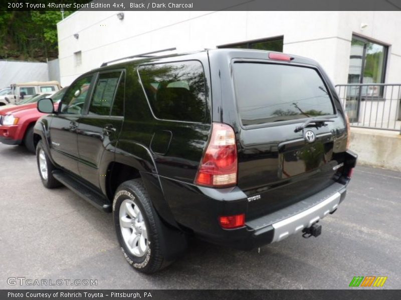 Black / Dark Charcoal 2005 Toyota 4Runner Sport Edition 4x4