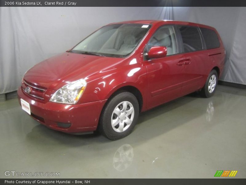 Claret Red / Gray 2006 Kia Sedona LX