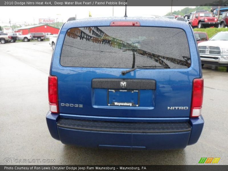 Deep Water Blue Pearl / Pastel Pebble Beige 2010 Dodge Nitro Heat 4x4