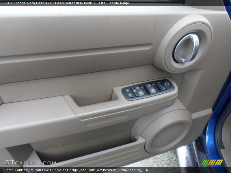 Deep Water Blue Pearl / Pastel Pebble Beige 2010 Dodge Nitro Heat 4x4