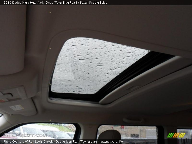 Deep Water Blue Pearl / Pastel Pebble Beige 2010 Dodge Nitro Heat 4x4