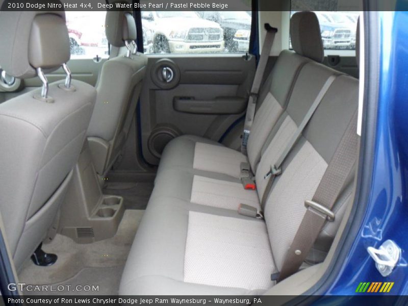 Deep Water Blue Pearl / Pastel Pebble Beige 2010 Dodge Nitro Heat 4x4