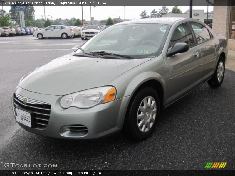 Bright Silver Metallic / Taupe 2004 Chrysler Sebring Sedan