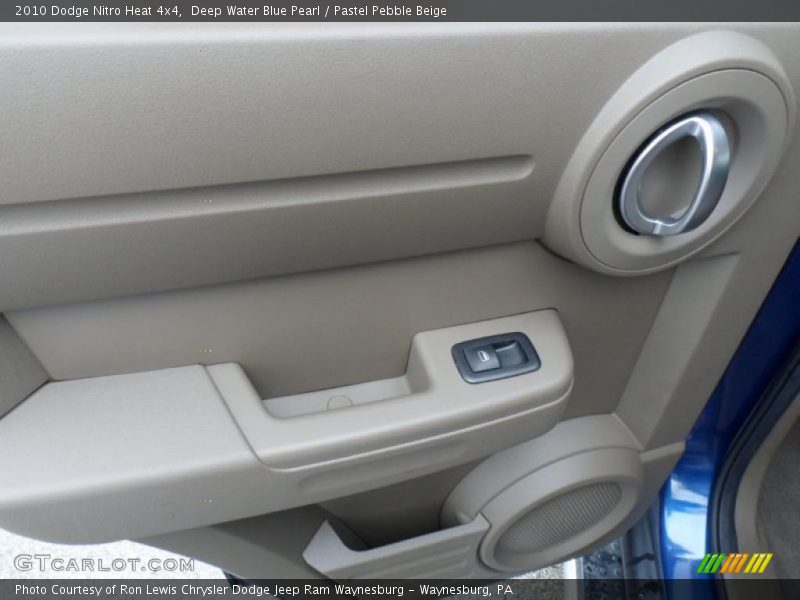Deep Water Blue Pearl / Pastel Pebble Beige 2010 Dodge Nitro Heat 4x4
