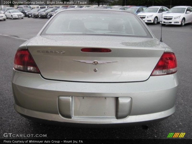 Bright Silver Metallic / Taupe 2004 Chrysler Sebring Sedan