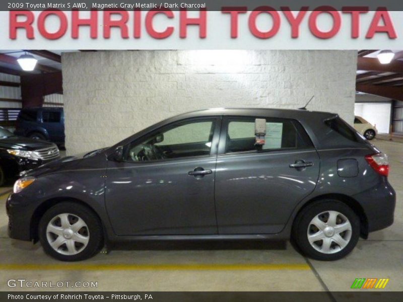 Magnetic Gray Metallic / Dark Charcoal 2009 Toyota Matrix S AWD