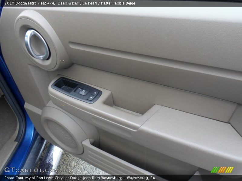 Deep Water Blue Pearl / Pastel Pebble Beige 2010 Dodge Nitro Heat 4x4